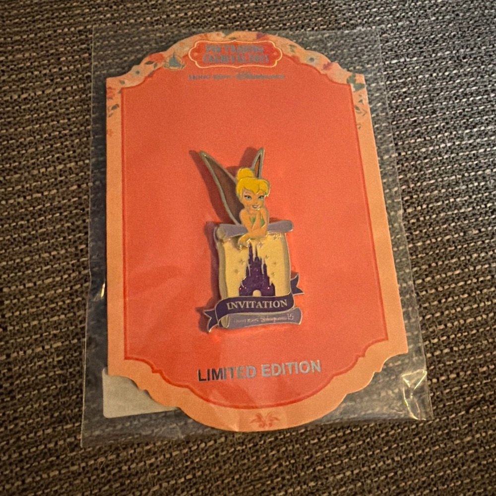 2021 Tinker Bell Carnival Invitation Card Letter LE
